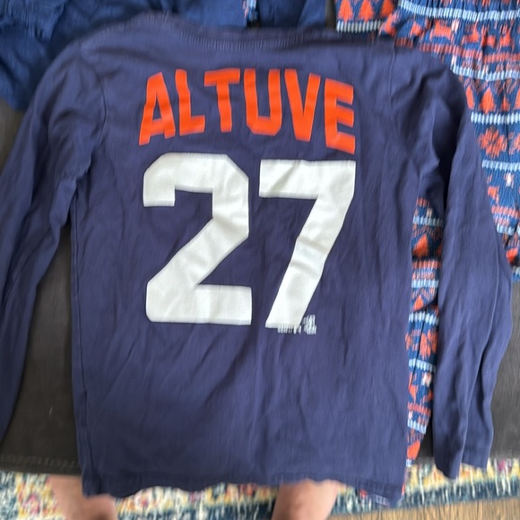 Houston Astros 3 item bundle youth small/medium. Under Armor, Pajamas, Altuve - Picture 4 of 10